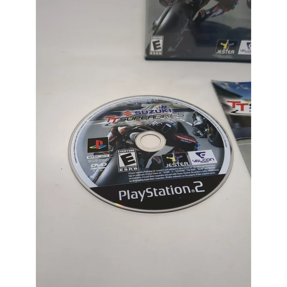 Suzuki TT Superbikes Motorcycle Racing Playstation‎ 2 PS2 Game Complete CIB VTG
